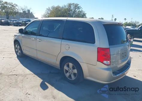 2013 Dodge Grand Caravan Se z USA, uszkodzony, nr VIN 2C4RDGBG1DR763350